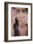 Woman with rosary-Godong-Framed Photographic Print