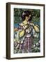 Woman with Rose, 1901-Charles Guerin-Framed Giclee Print