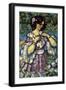 Woman with Rose, 1901-Charles Guerin-Framed Giclee Print