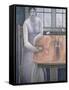 Woman with Small Cup-Ruth Addinall-Framed Stretched Canvas