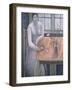 Woman with Small Cup-Ruth Addinall-Framed Giclee Print