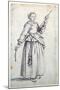 Woman with Spindle-Jacques Callot-Mounted Giclee Print