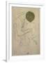 Woman with Spread Legs, 1914-Egon Schiele-Framed Giclee Print