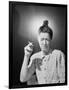 Woman with Top Knot Smoking-Philip Gendreau-Framed Photographic Print