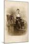 Woman with Two Greyhounds-null-Mounted Photographic Print
