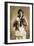 Woman with Two Pekingese Dogs-null-Framed Premium Photographic Print