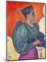 Woman with Umbrella, 1898-Paul Signac-Mounted Giclee Print