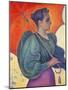 Woman with Umbrella, 1898-Paul Signac-Mounted Giclee Print