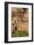 Woman with Umbrella. Myanmar Taj Mahal. Mandalay. Myanmar-Tom Norring-Framed Photographic Print