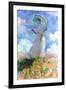 Woman with Umbrella Turned to the Left, 1886-Claude Monet-Framed Giclee Print