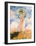 Woman With Umbrella-Claude Monet-Framed Art Print