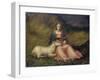 Woman with Unicorn, C. 1510-null-Framed Giclee Print