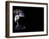 Woman with Veil in Motion-Antonino Barbagallo-Framed Photographic Print