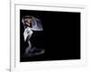 Woman with Veil in Motion-Antonino Barbagallo-Framed Photographic Print