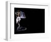 Woman with Veil in Motion-Antonino Barbagallo-Framed Photographic Print