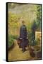 Woman with Watering Cans-Louis Adan-Framed Stretched Canvas