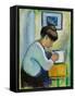 Woman Writing, 1910-August Macke-Framed Stretched Canvas