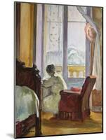 Woman Writing, Femme Ecrivant-Henri Lebasque-Mounted Giclee Print