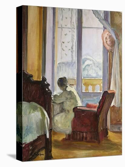 Woman Writing, Femme Ecrivant-Henri Lebasque-Stretched Canvas
