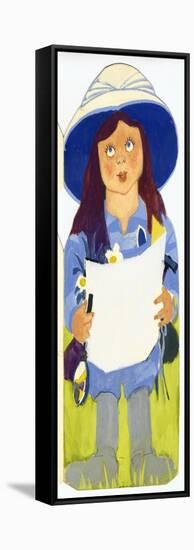 Woman-George Adamson-Framed Stretched Canvas