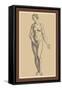 Woman-Andreas Vesalius-Framed Stretched Canvas