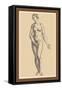 Woman-Andreas Vesalius-Framed Stretched Canvas