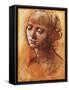 Womanly Figure-Filippino Lippi-Framed Stretched Canvas