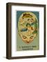 Womans Mind Magnified-null-Framed Photographic Print