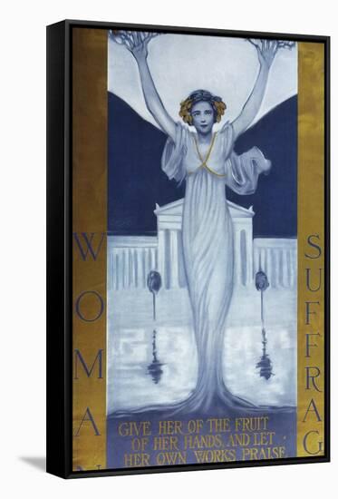 Womansuffrage-null-Framed Stretched Canvas