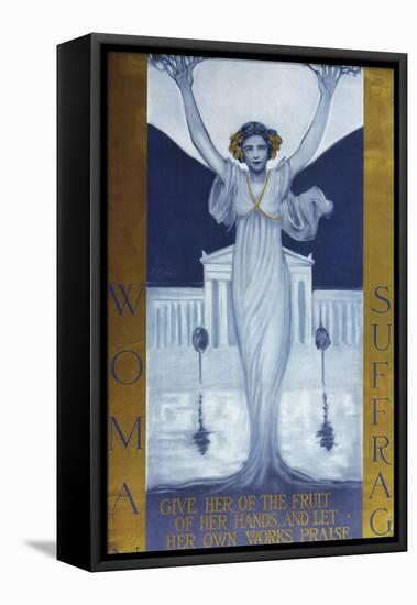 Womansuffrage-null-Framed Stretched Canvas