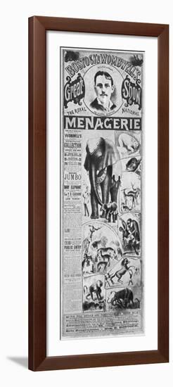 Wombwell's Poster-null-Framed Art Print