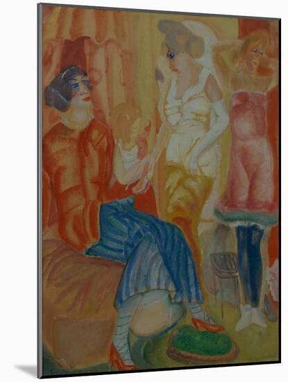 Women, 1916-Boris Dmitryevich Grigoriev-Mounted Giclee Print