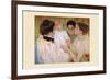 Women Admiring a Child-Mary Cassatt-Framed Premium Giclee Print