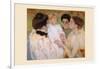 Women Admiring a Child-Mary Cassatt-Framed Art Print