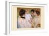 Women Admiring a Child-Mary Cassatt-Framed Art Print