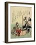 Women and a Boy by Brazier (Hibach), 1816-Katsushika Hokusai-Framed Giclee Print