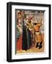 Women and Beggars in Street-Pedro Garcia De Benabarre-Framed Giclee Print