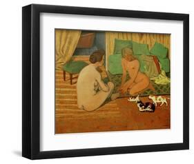 Women and Cats-Félix Vallotton-Framed Giclee Print