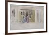 Women and Children at a Shop Door, c.1888-James Abbott McNeill Whistler-Framed Giclee Print