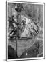 Women and Children Board a Lifeboat on B-Deck-null-Mounted Art Print