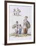 Women and Children Gleaning, Provincial Characters, 1802-William Henry Pyne-Framed Giclee Print