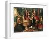 Women and Children in a Garden, 19th Century-null-Framed Giclee Print