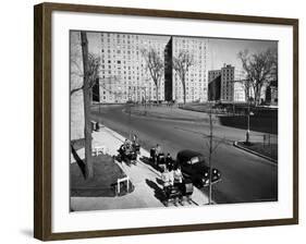 Women and Couples Walking Babies in Carriage in Parkchester Housing Development in the Bronx-Alfred Eisenstaedt-Framed Photographic Print
