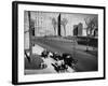 Women and Couples Walking Babies in Carriage in Parkchester Housing Development in the Bronx-Alfred Eisenstaedt-Framed Photographic Print