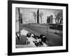 Women and Couples Walking Babies in Carriage in Parkchester Housing Development in the Bronx-Alfred Eisenstaedt-Framed Photographic Print