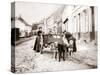 Women and Dogcart, Antwerp, 1898-James Batkin-Stretched Canvas