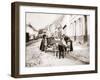 Women and Dogcart, Antwerp, 1898-James Batkin-Framed Photographic Print