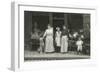 Women and Dogs Outside a Shop, France-null-Framed Photographic Print