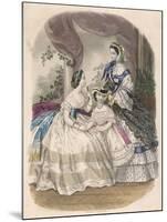 Women and Girl 1860-null-Mounted Art Print