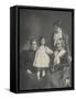 Women and Girl 1890s-null-Framed Stretched Canvas